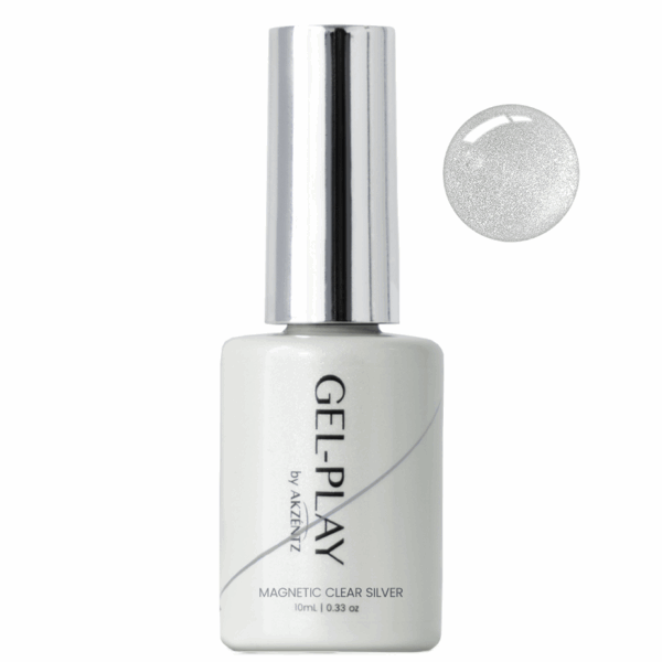 GEL-PLAY MAGNETIC/CAT EYE GEL CLEAR SILVER 10ml