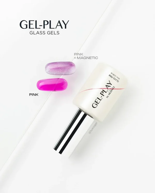 GEL-PLAY GLASS PINK 10ml - Image 2