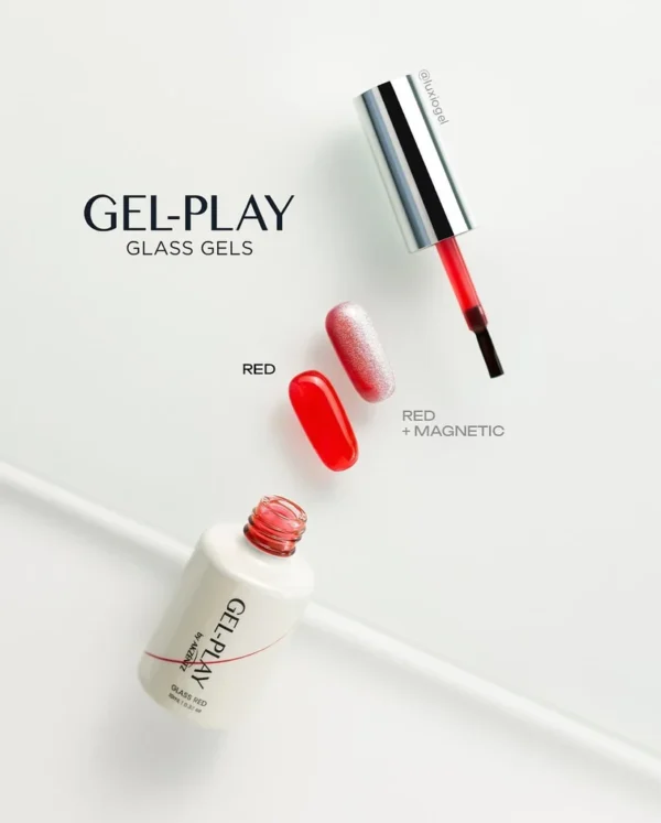 GEL-PLAY GLASS RED 10ml - Image 2