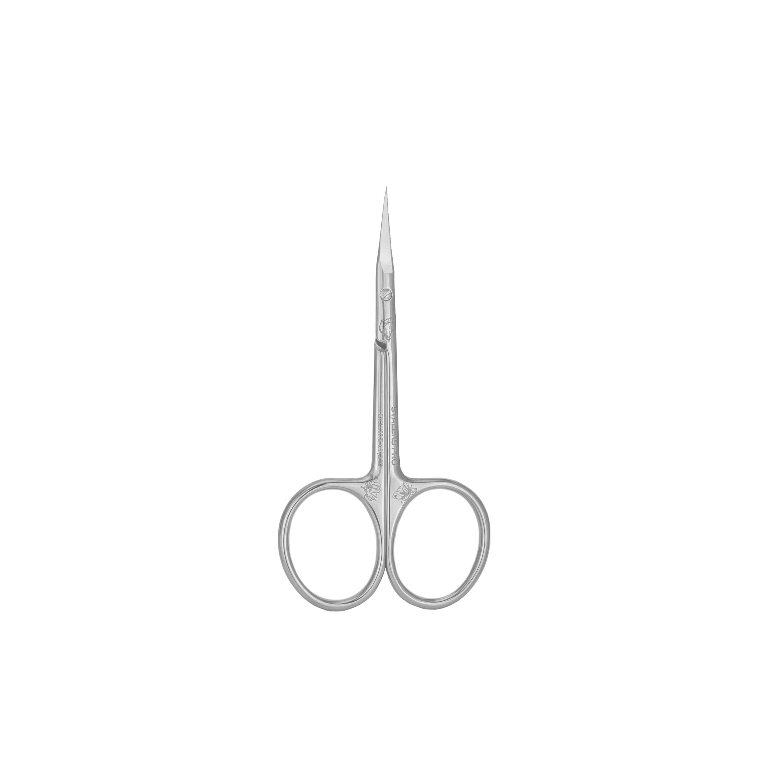 Professional cuticle scissors with hook EXCLUSIVE 23 TYPE 2 (magnolia)